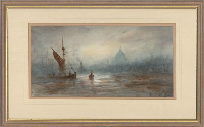 Bernard Wheadon - 20th Century Watercolour, The Old Pool of London