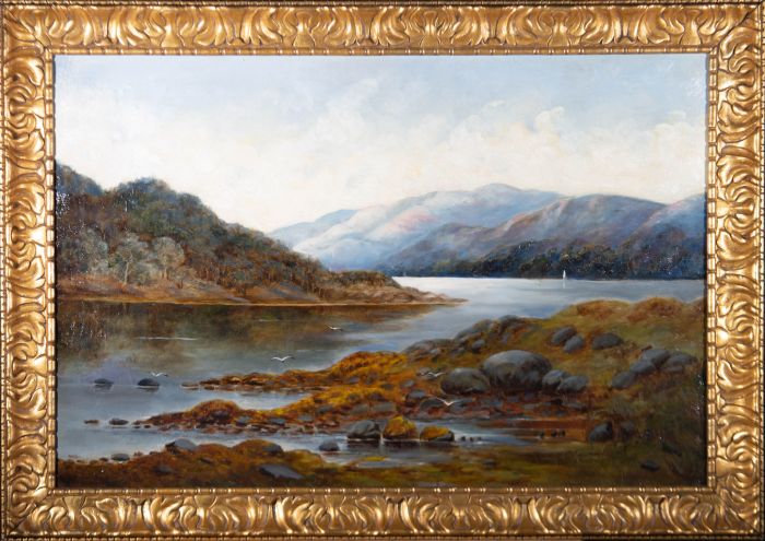 Early 20th Century Oil - Loch Sunart, Scottish Highlands