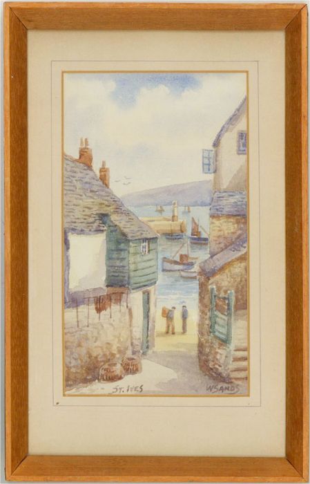 Thomas Herbert Victor (1894-1980) - Pair of Watercolours, St Ives and Mousehole