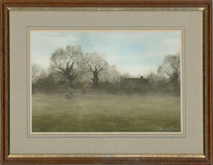 A.M.V. Jones - 1981 Watercolour, Bedwellty, Gwent