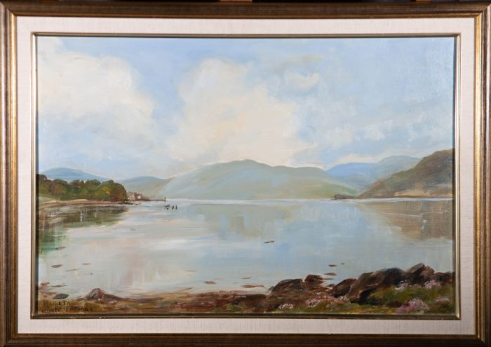 Maybeth Macfarlane - 1967 Oil, Lough Swilly (The Lake of Shadows)