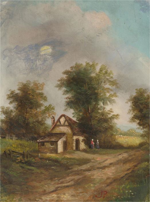 Attrib. John Pedder RI (1850-1929) - Late 19th Century Oil, Cottage
