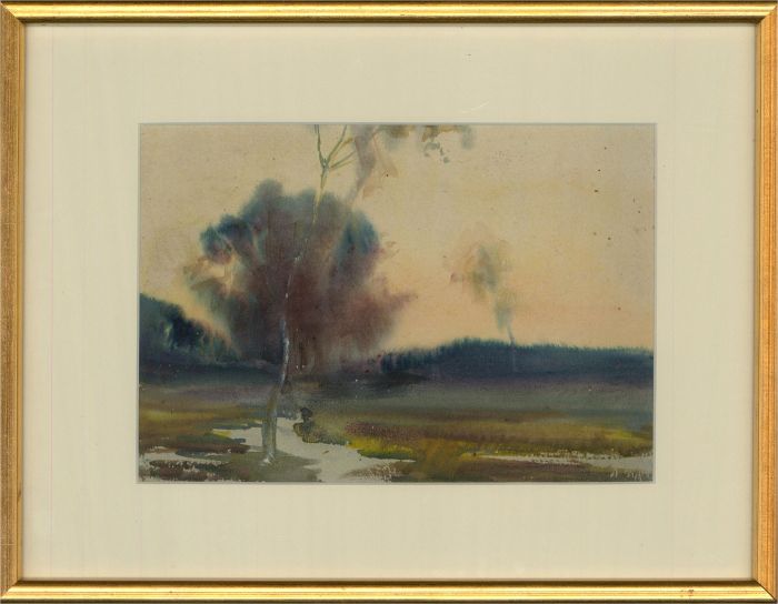 Attrib. Elsie March RBA (1884-1974) - 20th Century Watercolour, Country Scene
