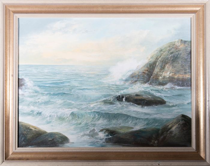 M.M. - 20th Century Oil, Splashing Waves