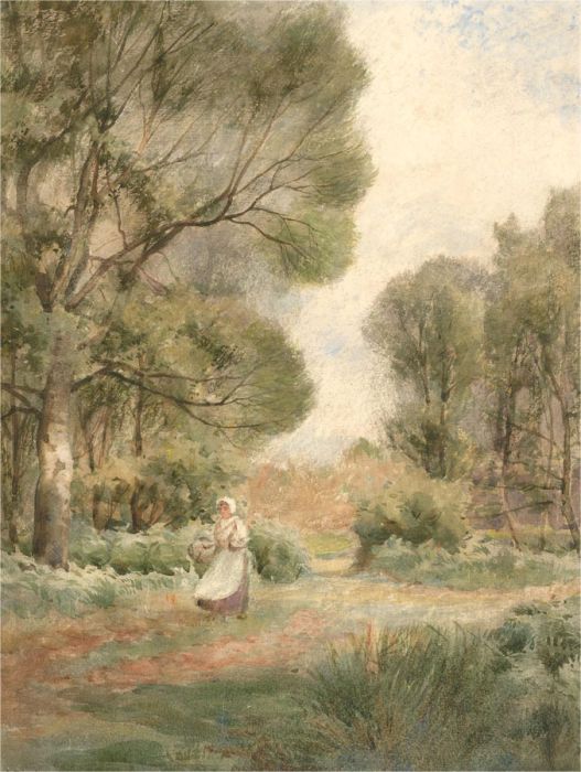 James George Bingley (1840-1920) - Late 19th Century Watercolour, Rural Life