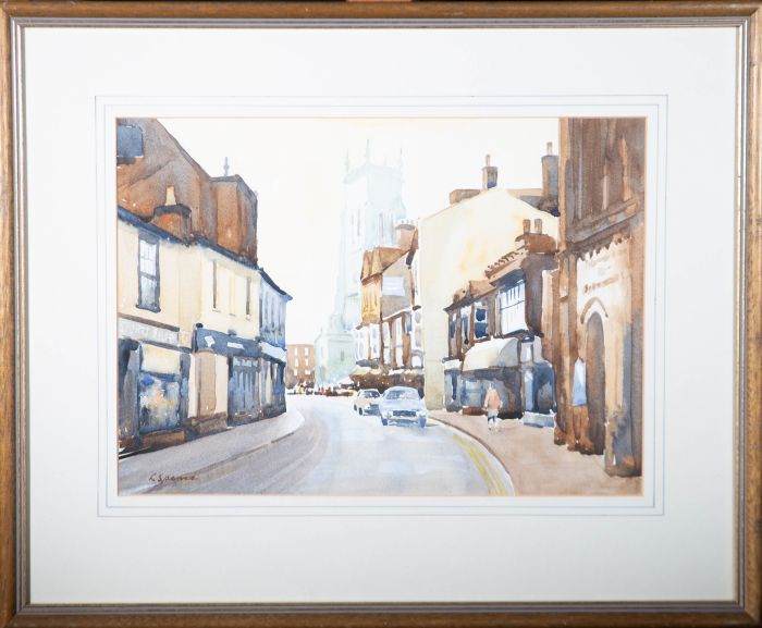 Lawrence Spence (1932-2017) - 20th Century Watercolour, Cromer Street Scene