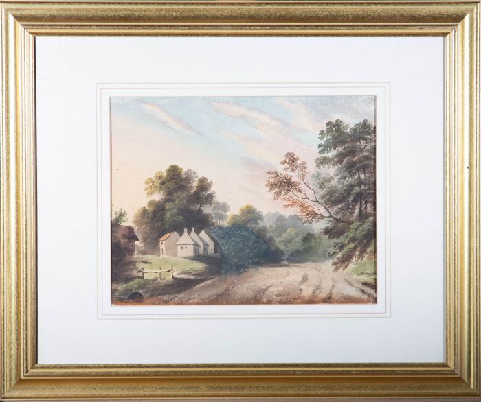 Manner of Francis Nicholson RWS (1753-1844) - Watercolour, Nidd, Yorkshire