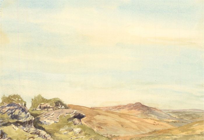Sylvia E. Churchward-Wade - Contemporary Watercolour, Landscape Scene III