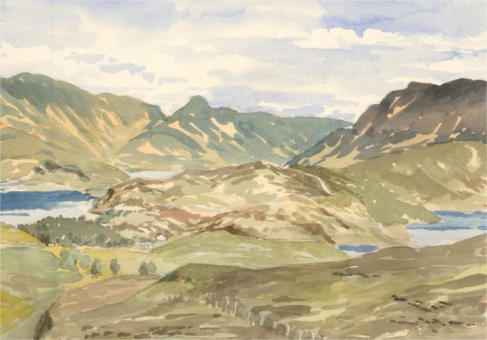 Sylvia E. Churchward-Wade - Contemporary Watercolour, In the Mountains