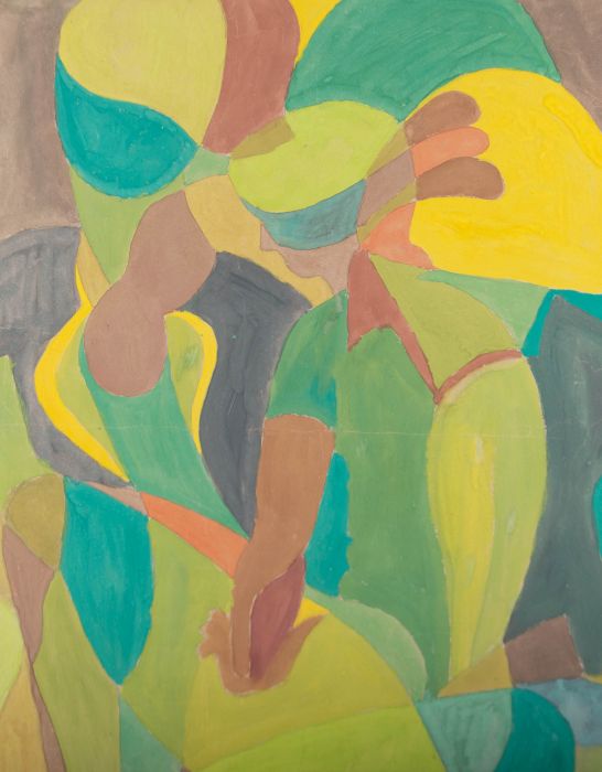 Eddie Bianchi (fl.1975-95) - Contemporary Gouache, Summer Abstraction