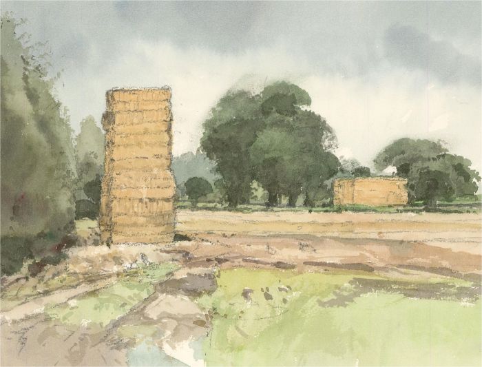 Keith Johnson (1931-2018) - Contemporary Watercolour, Frettenham