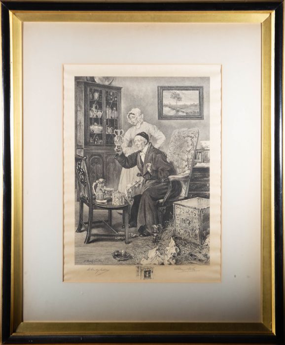 Walter Dendy Sadler (1854-1923) - Early 20th Century Engraving, The Antiquary
