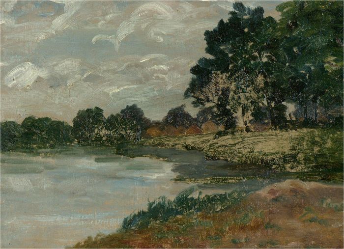 Mid 20th Century Oil - Woodland Pool