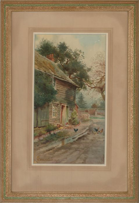 Herbert Alexander RWS (1874-1946) - 1924 Watercolour, Cottage at Harmondsworth