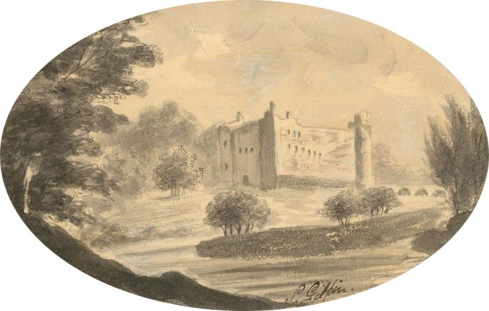 Sawrey Gilpin (1733-1807) - Signed Late 19th Century Watercolour, Warwick Castle