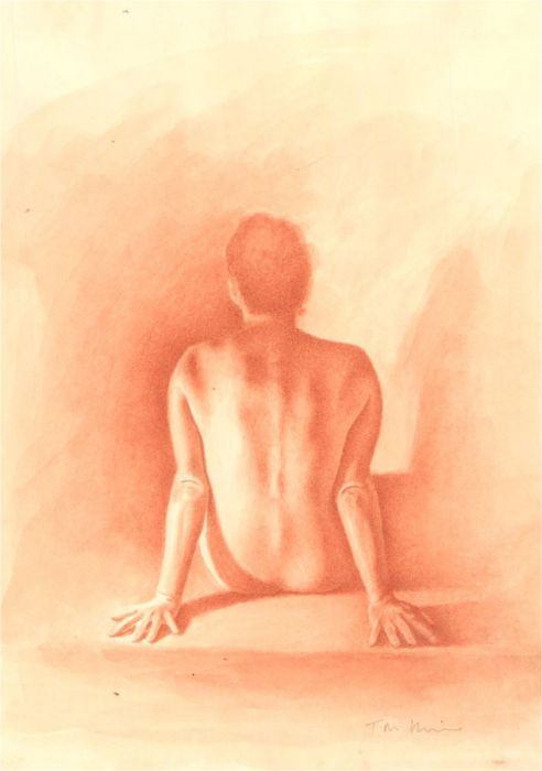 T.M.M. - Contemporary Watercolour, Nude