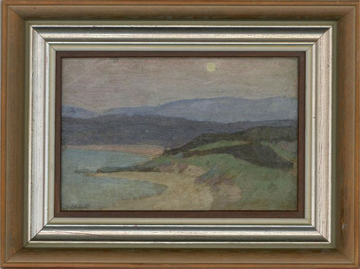 Bloomsbury School 20th Century Oil - Twilight On The Coast