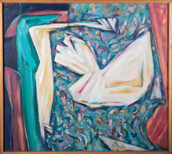 Peter Oakley (1935-2007)  - 1997 Oil, Domestic Incident