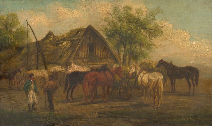 Late 19th Century Oil - Well-Earned Rest