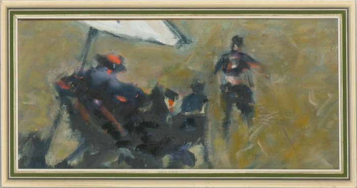 Contemporary Oil - Sitting In The Shade