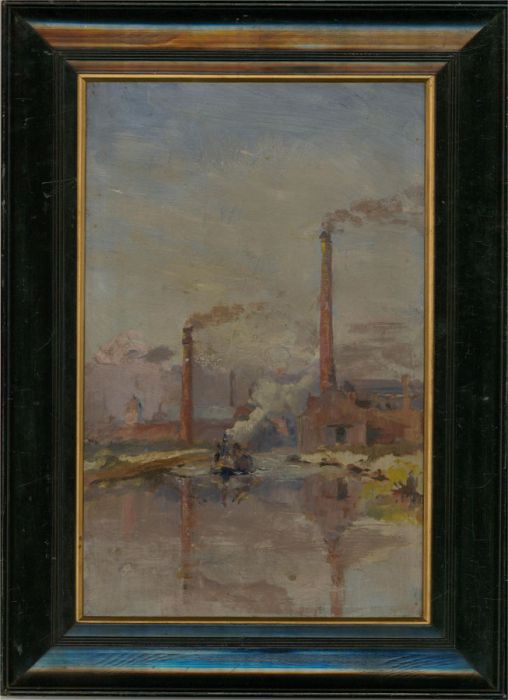 Attrib. Harold Riley (b.1934) - Mid 20th Century Oil, Salford