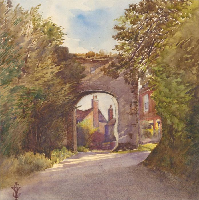 Early 20th Century Watercolour - Summer Village