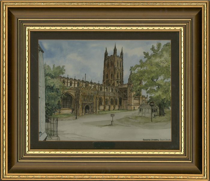 Susan E.C. Birtwistle - Contemporary Watercolour, Gloucester Cathedral