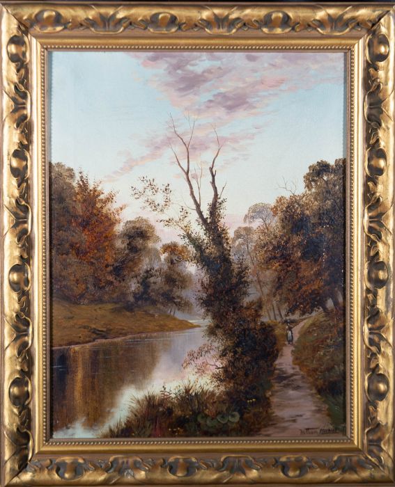 William Herbert - Early 20th Century Oil, Fetching Wood