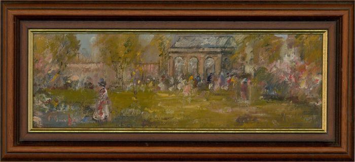 Frank Burke - 20th Century Oil, The Garden Party