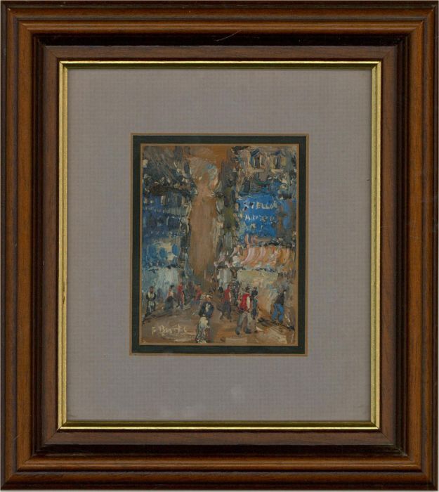 Frank Burke - 20th Century Oil, Street Scene