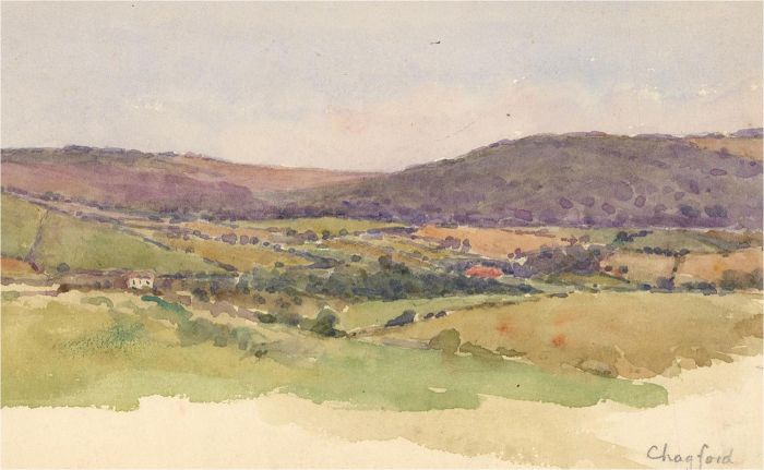 John C. Halfpenny (1853-1933) - Early 20th Century Watercolour, Chagford