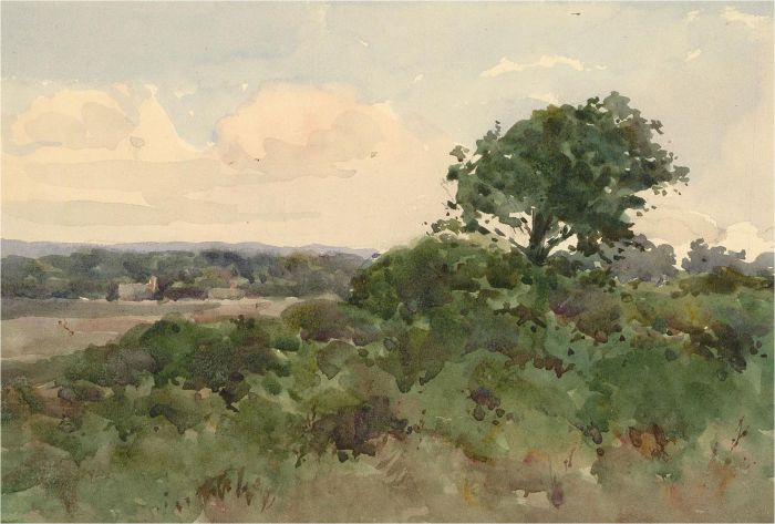 John C. Halfpenny (1853-1933) - Early 20th Century Watercolour, Brockenhurst