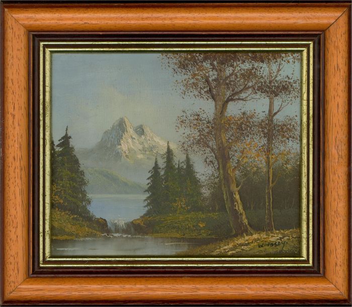 Windsey - 20th Century Oil, Mountain Lake