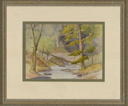 Robert Furniss - Contemporary Watercolour, Fallen Tree