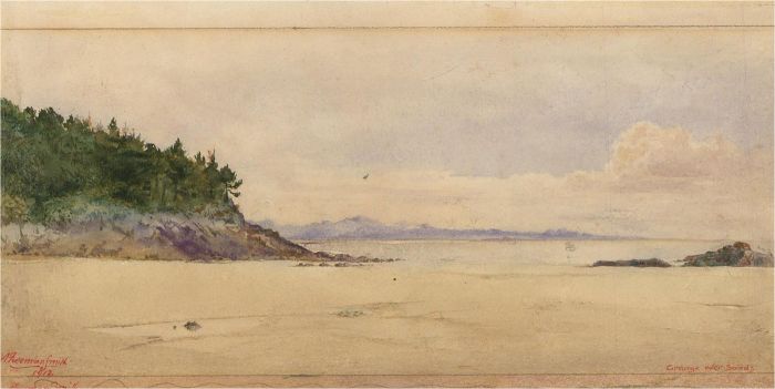 A. Freeman Smith - 1912 Watercolour, Grange-over-Sands