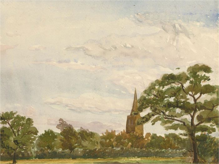Frederick P. Cooke (1896-1978) - Mid 20th Century Watercolour, Countryside Scene