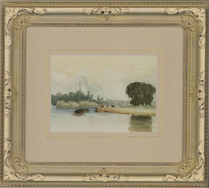 20th Century Watercolour - Still River