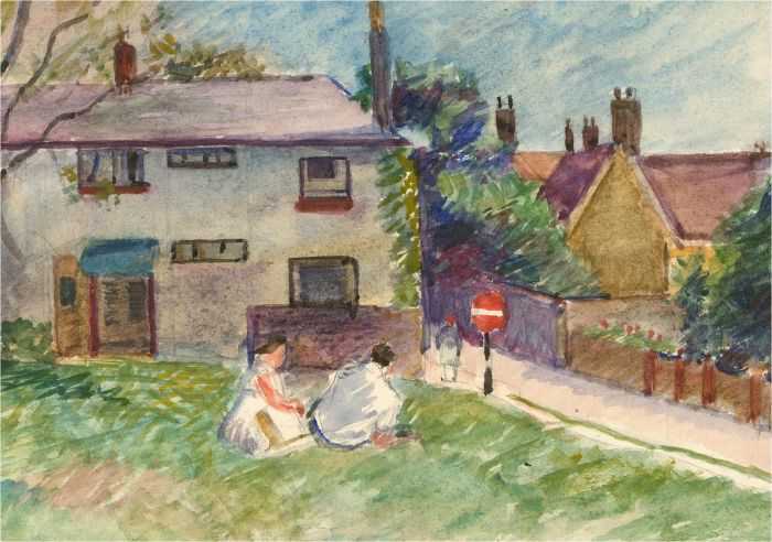 Dorothy Hepworth (1894-1978) - Mid 20th Century Watercolour, Afternoon Date