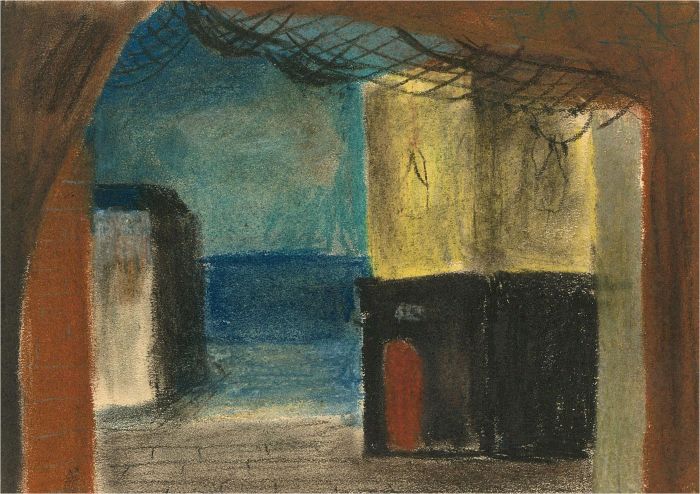 Dorothy Hepworth (1894-1978) - Mid 20th Century Pastel, Barnacle Bill