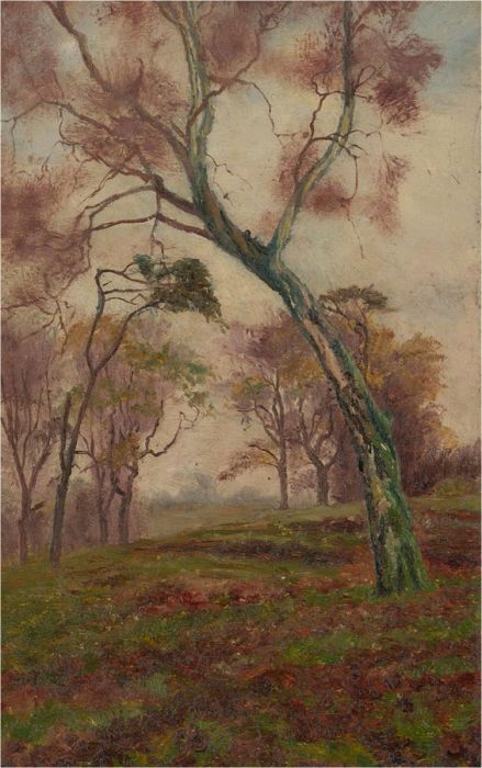 Frederick Golden Short (1863-1936) - A Pair of Oils, Forest Scenes