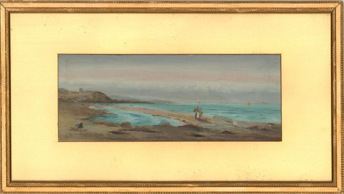N. D - Early 20th Century Oil, Cockle Hunting