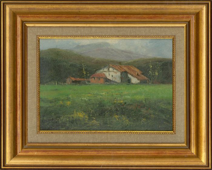 Contemporary Oil - Mountain Farmstead
