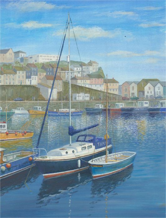 J.A. Pusey - Double-Sided 1997 Oil, Mevagissey and Polperro