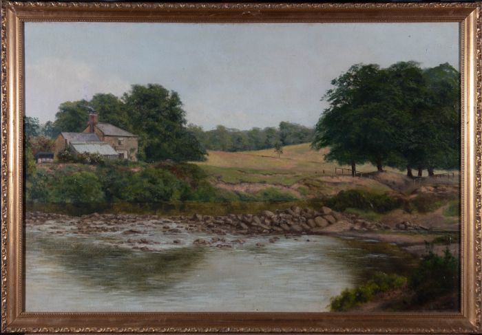 Thomas J. Jameson - 1898 Oil, Country River