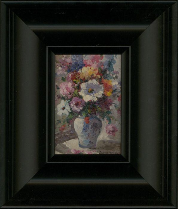 Brandt - 20th Century Oil, Flowers in a Vase