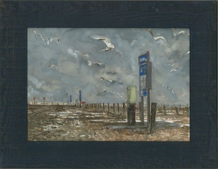 Jean Howell - 1999 Watercolour, Rock-a-Nore