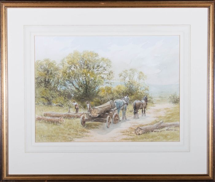 Christopher Jarvis - 20th Century Watercolour, A Heavy Load