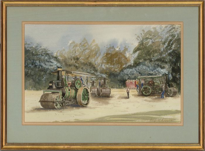 Margaret McLaughlin - Contemporary Watercolour, Steam Roller Show