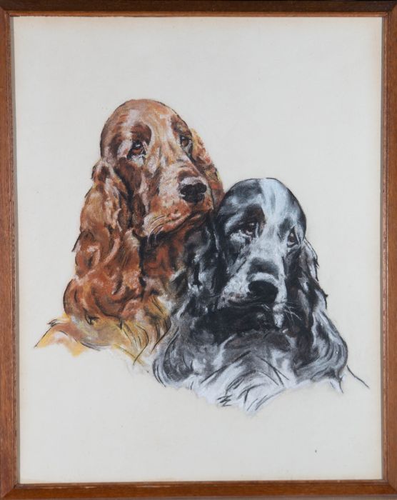 20th Century Pastel - Cocker Spaniels