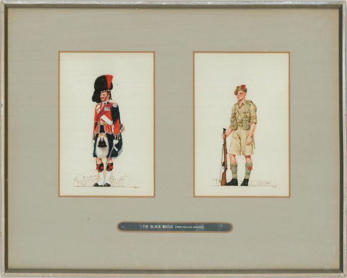 1952 Gouache - The Black Watch (Royal Highland Regiment)
